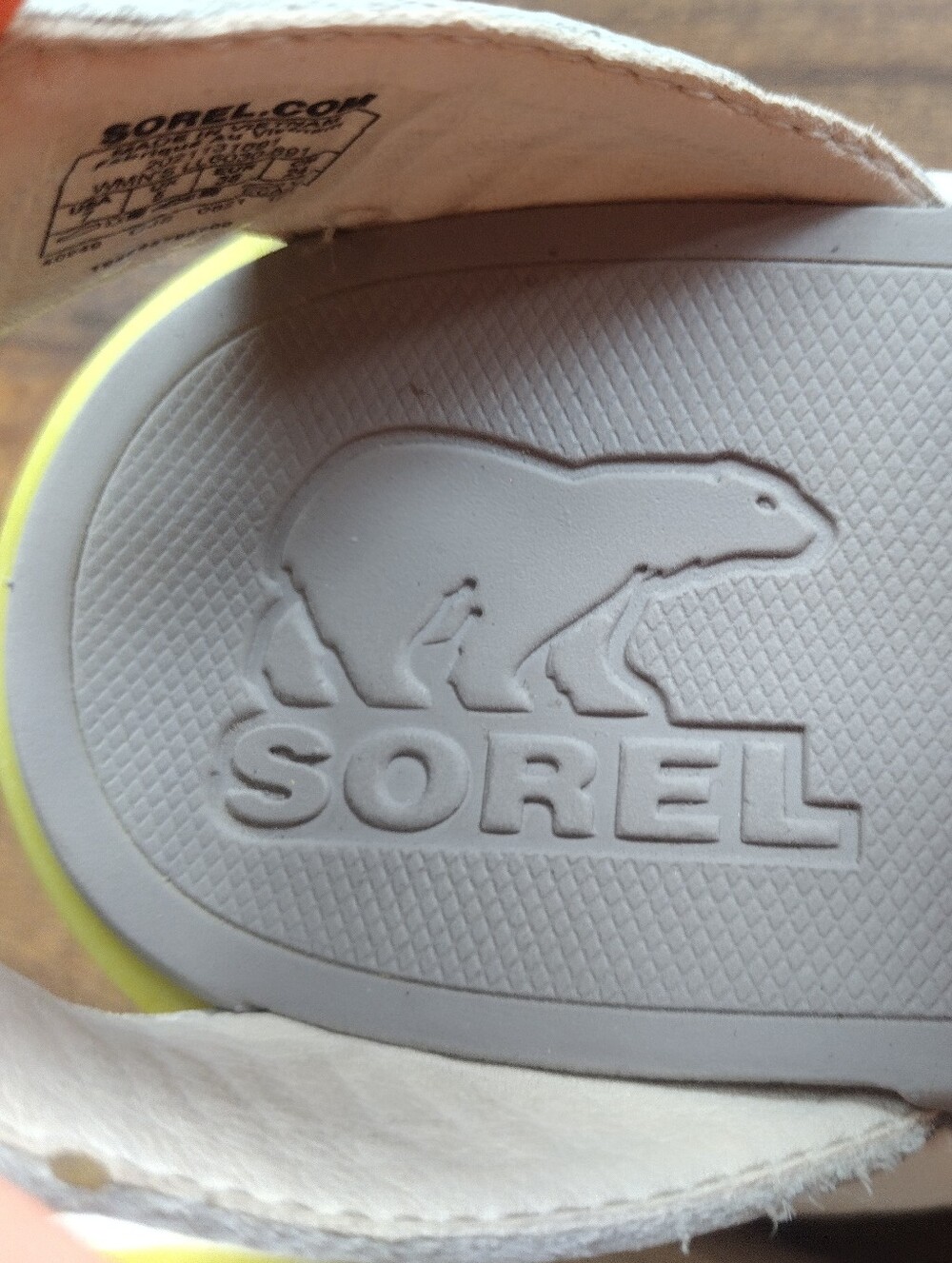 Sorel Pink Orange Pastels Kinetic Impact Sandals Size 7 - Picture 8 of 9